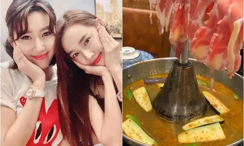 Trường Giang đích thân vào bếp làm dê cho bạn của vợ, còn cả món lẩu lạ mắt